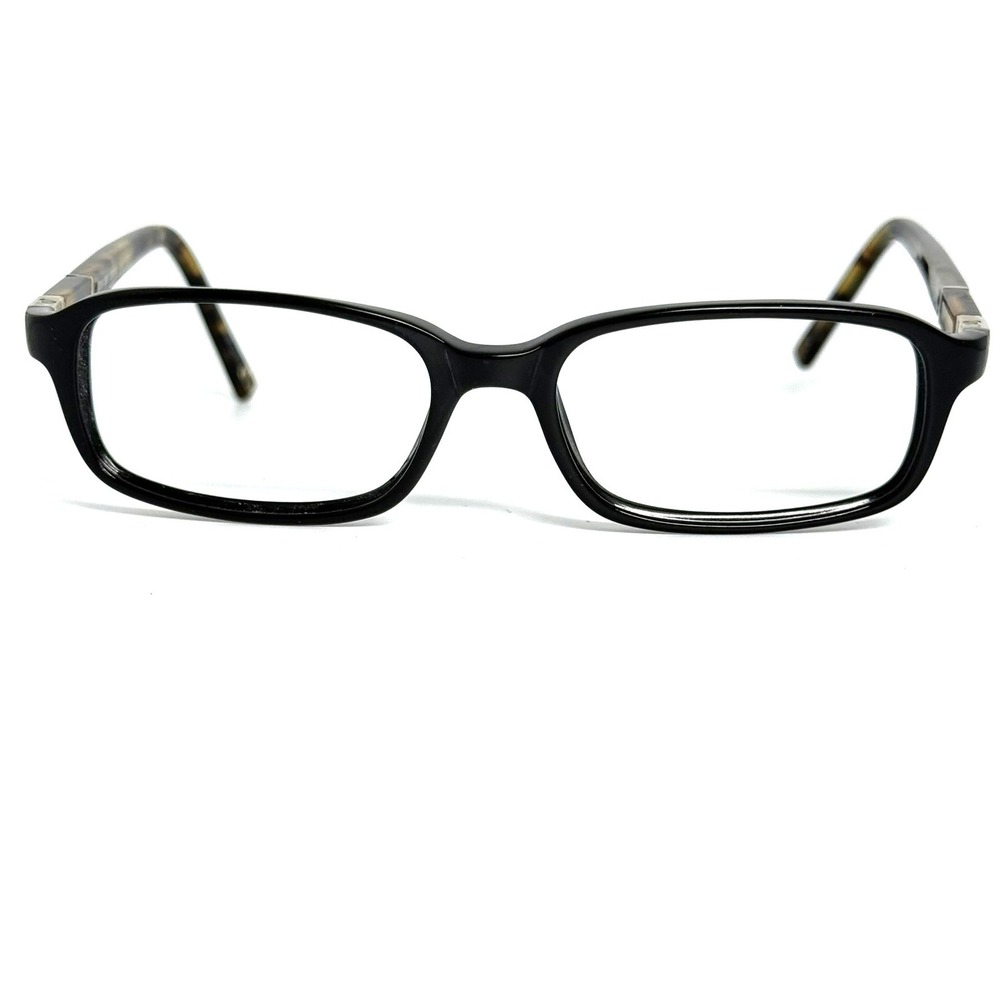 Tourneau T054 Black Tortoise Rectangular Eyeglasses Frames 52-16-140